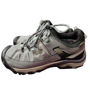 C22 Keen Targhee III Low Trail Hiking Shoes Lace Up Waterproof Gray Womens Sz 7